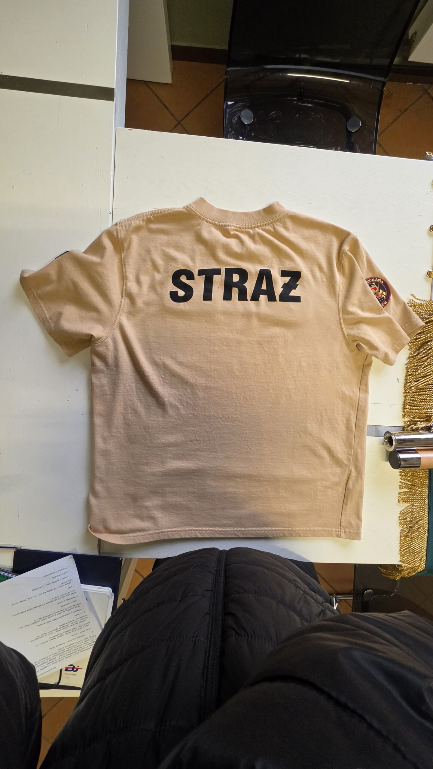 Koszulka Strażaka beżowa