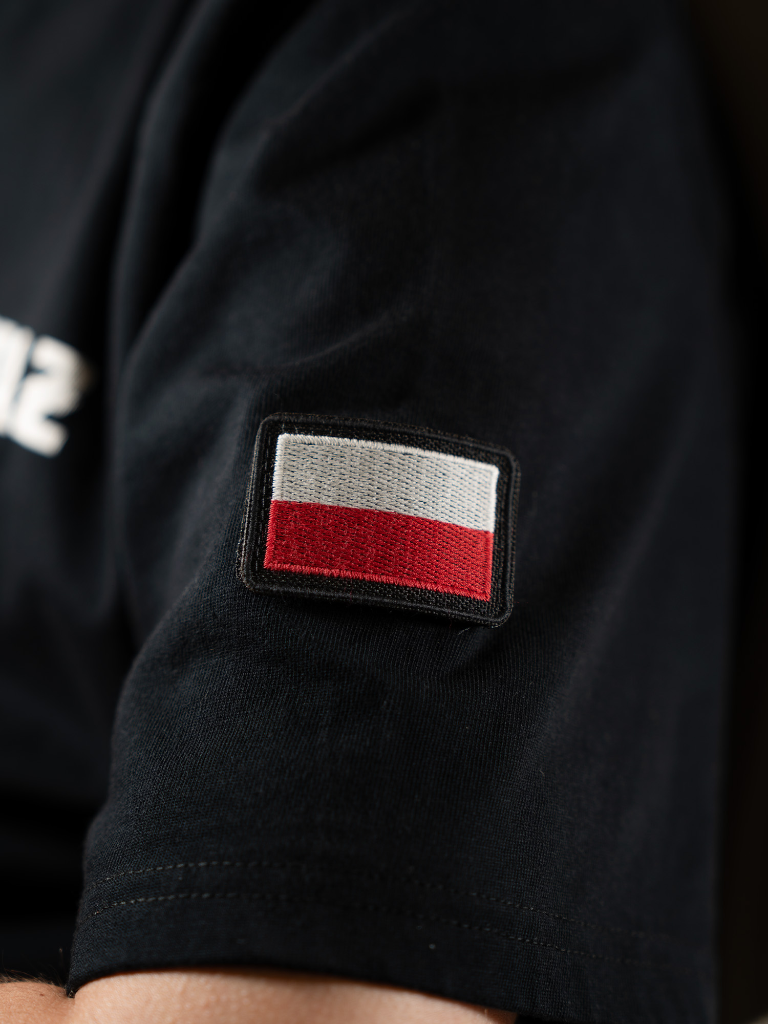 Koszulka strażacka premium z systemem MOLLE - czarna - obrazek 6